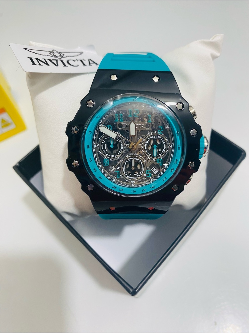 Invicta Black Presentation Box with Embossed Logo